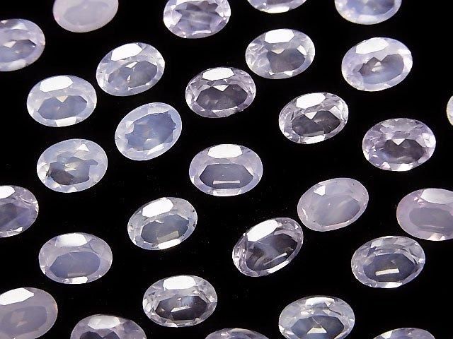 Hochwertiger Scorolit AAA lose Stein oval facettiert 8x6mm 3Stücke