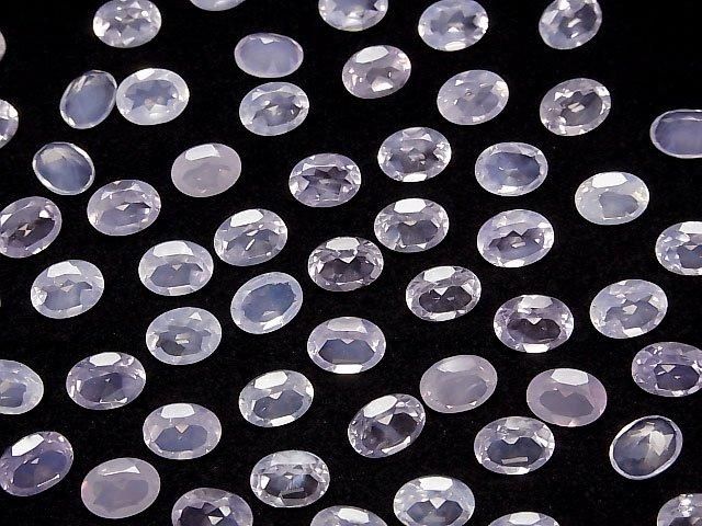 Hochwertiger Scorolit AAA lose Stein oval facettiert 8x6mm 3Stücke