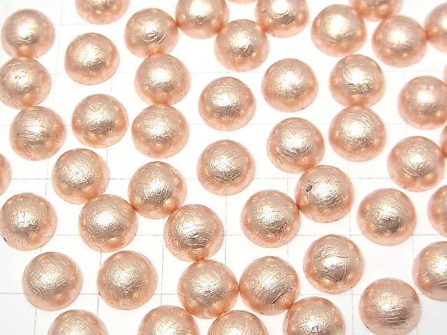 Meteoriten (Altai-Meteoriten) Runde Cabochon 10x10mm Roségold 1Stück