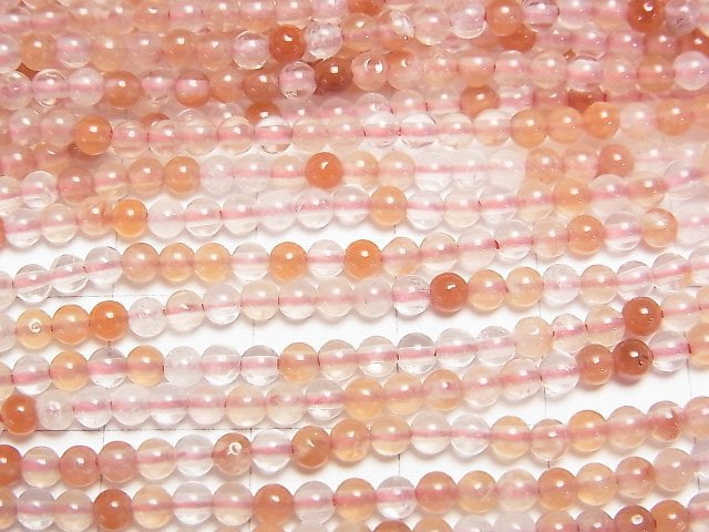 石英角閃石圓珠 3mm 1串 (約15英吋/37公分)