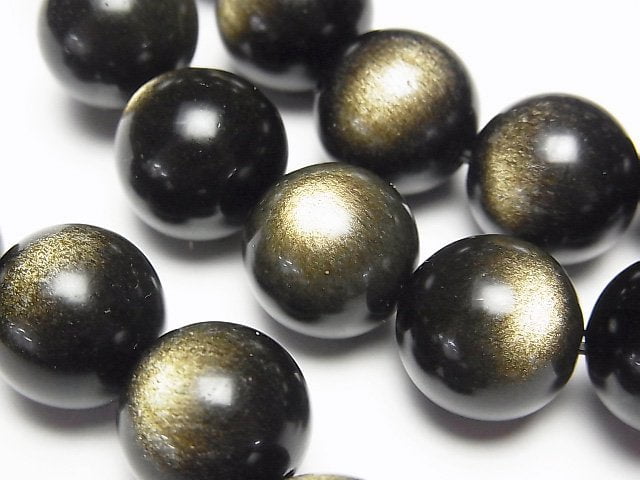 金曜石 AAA+ 圓珠 14mm 手鍊