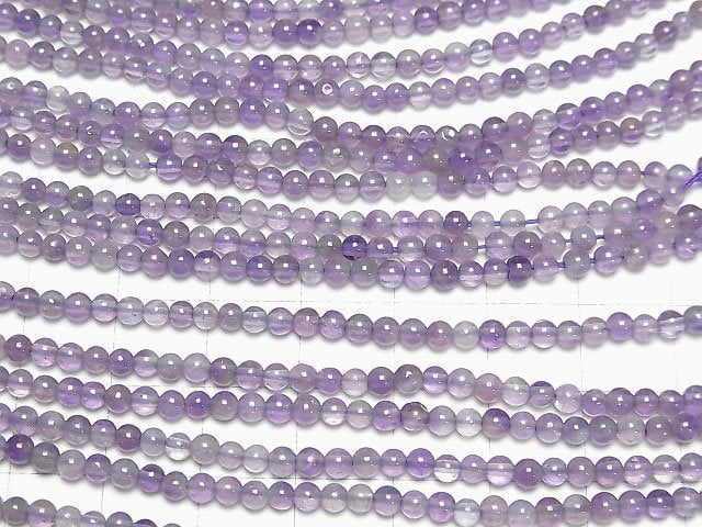 Amethyst AA+ Round 3mm 1strand beads (aprx.15inch/37cm)