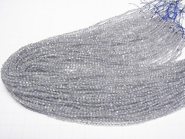 Hochwertig! Labradorit AAA- facettierte Münze 2.5x2.5x1.5mm 1strang Perlen (ca. 15 Zoll/38 cm)