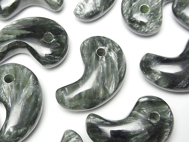 熾天使石 AAA 逗號形珠 30x19mm 1顆