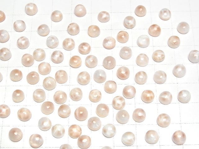 Thomsonit Runde Cabochon 6x6mm 5Stk