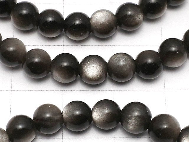 銀曜石 AAA 級 圓珠 6mm 手鍊