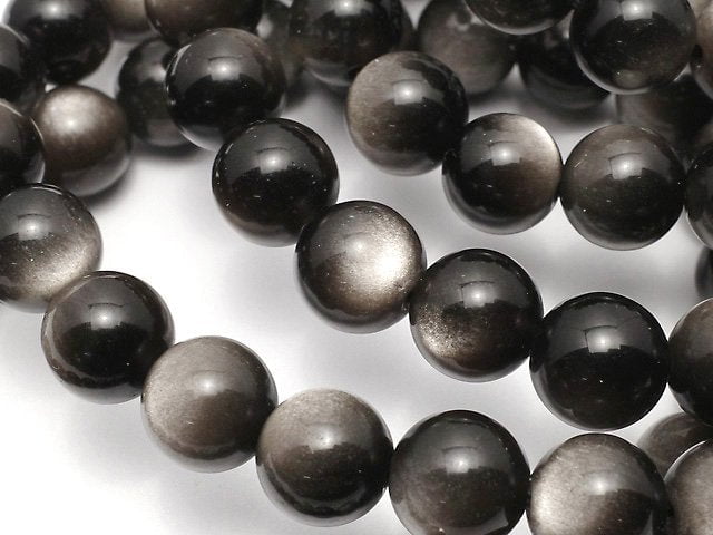 銀曜石 AAA 圓珠 8mm 手鍊