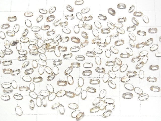 Hochwertiger Oregon-Sonnenstein AAA Lose Stein Oval Facettiert 5x3mm 5 Stück