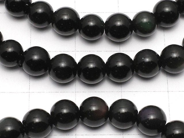 彩虹黑曜石 AAA 圓珠 6mm 手鍊