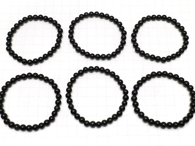 Regenbogenobsidian AAA Rund 6mm Armband