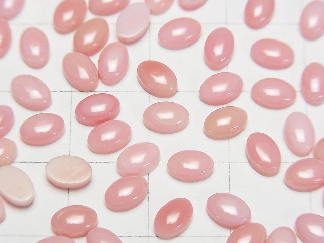 高品質鳳凰螺殼 AAA 橢圓蛋面 6x4mm 3顆