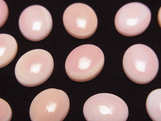 高品質女王鳳螺殼 AAA 橢圓形素面蛋面 12x10mm 1顆