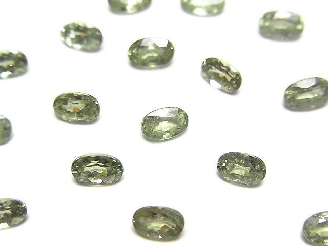 高品質沙弗萊石榴石 AAA 刻面橢圓形裸石 5x3 毫米 1 顆