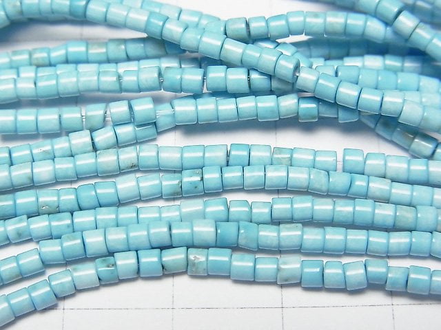 Magnesite Turquoise Rondelle (Heishi )2.5x2.5x2mm 1strand beads (aprx.15inch/37cm)