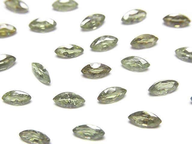 高品質沙弗萊石榴石 AAA 刻面馬眼形裸石 6x3mm 1顆