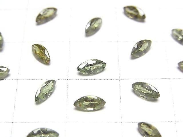 高品質沙弗萊石榴石 AAA 刻面馬眼形裸石 6x3mm 1顆