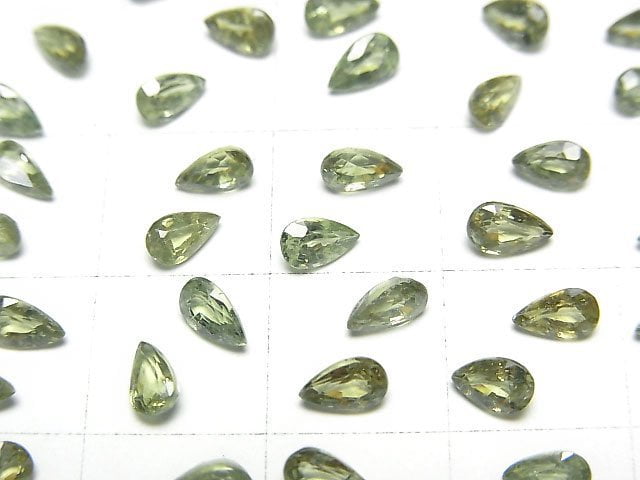 高品質翠榴石 AAA 梨形刻面裸石 5x3mm 1顆