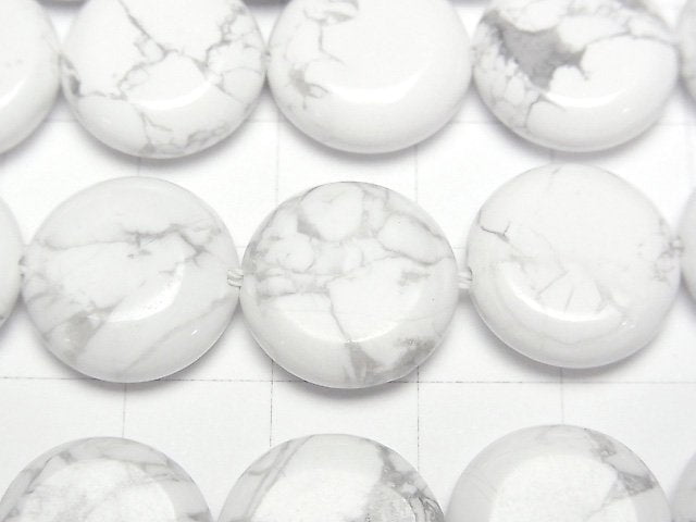 菱鎂礦圓珠 15x15毫米 1串(約15英吋/36公分)