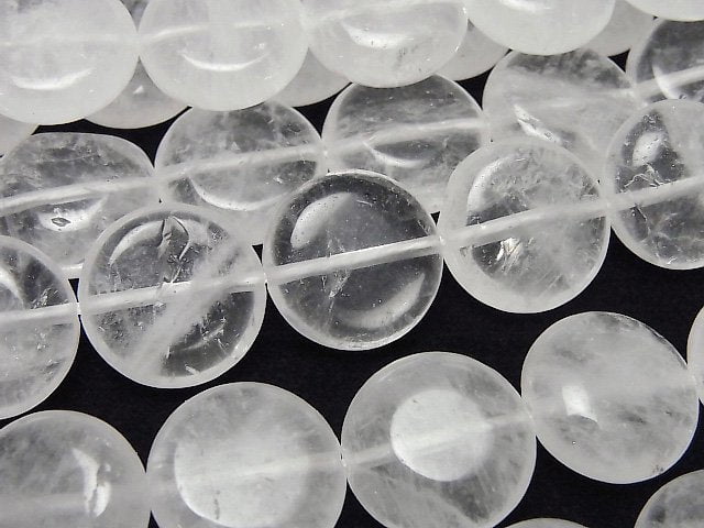 Crystal AA Coin 15x15mm 1strand beads (aprx.15inch/36cm)