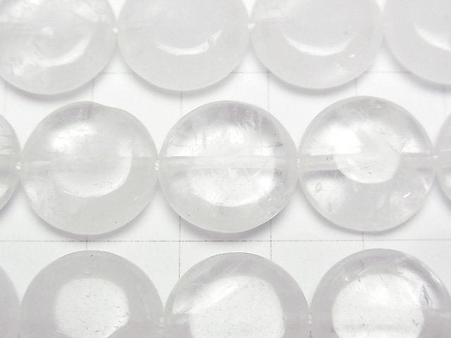 Crystal AA Coin 15x15mm 1strand beads (aprx.15inch/36cm)