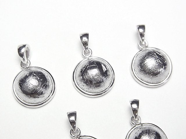 隕石(阿勒泰隕石)圓形吊墜 11.5x11.5mm 純銀925 1件