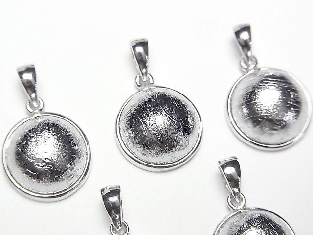 隕石(阿勒泰隕石)圓形吊墜 13.5x13.5mm 純銀925 1件