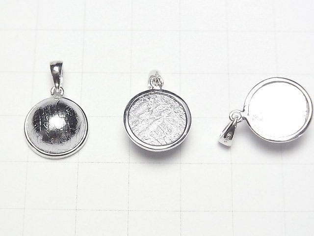 隕石(阿勒泰隕石)圓形吊墜 13.5x13.5mm 純銀925 1件