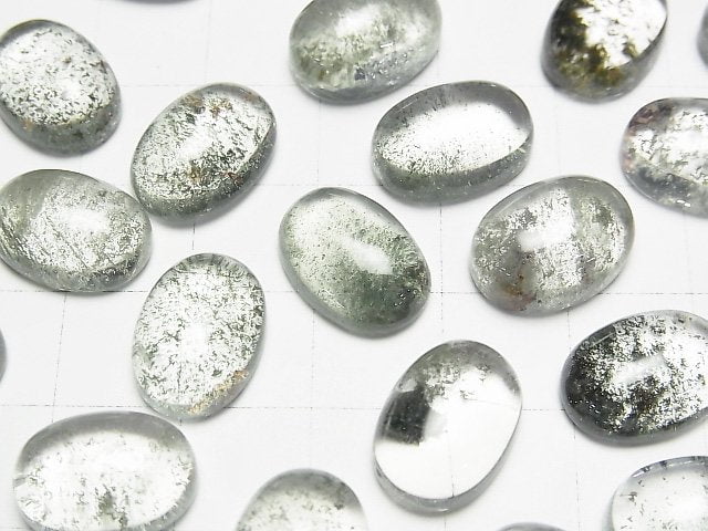 Garden Quartz AAA Oval Cabochon 14x10mm 2pcs