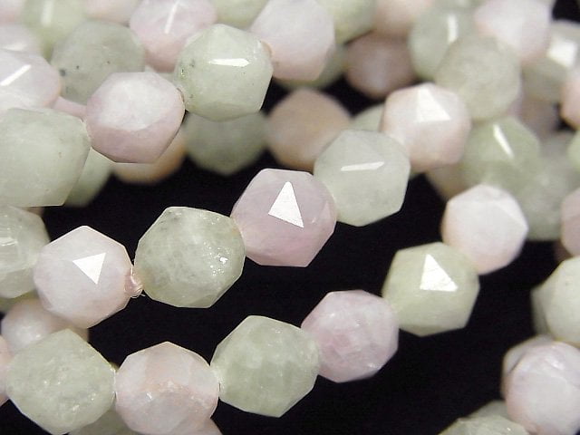 High Quality! Kunzite & Hiddenite AA Star Faceted Round 8mm Bracelet