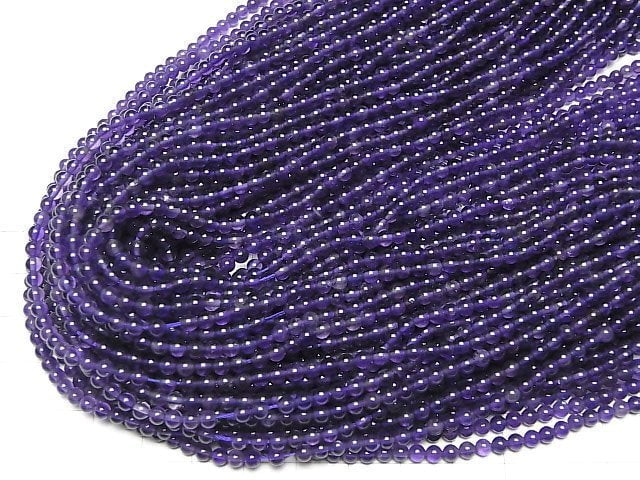 Amethyst AA++ Rund 3mm 1 Strang Perlen (ca. 15 Zoll/37 cm)