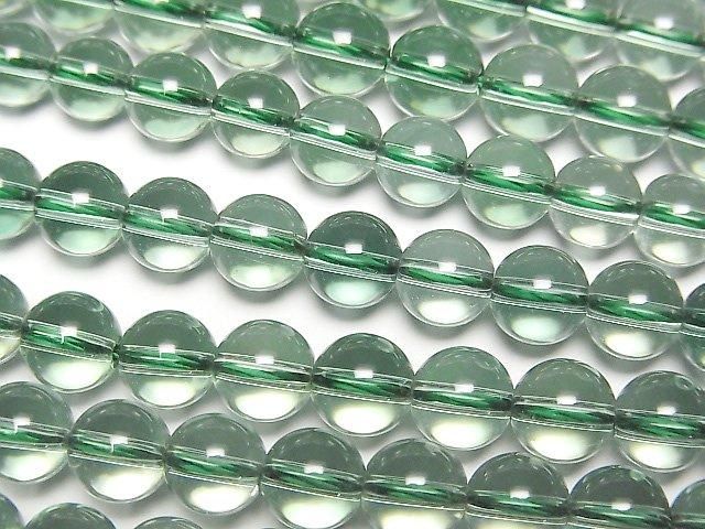 Green Quartz Round 6mm 1strand beads (approx. 15 inches/38 cm)
