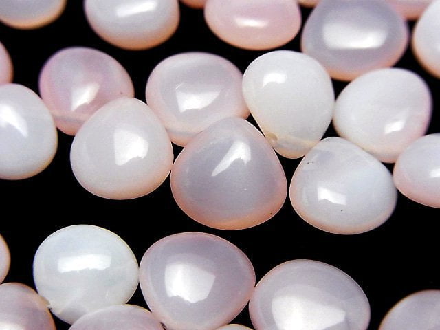 Pink Opal AAA- Chestnut (Smooth) half or 1strand beads (aprx.7inch/18cm)