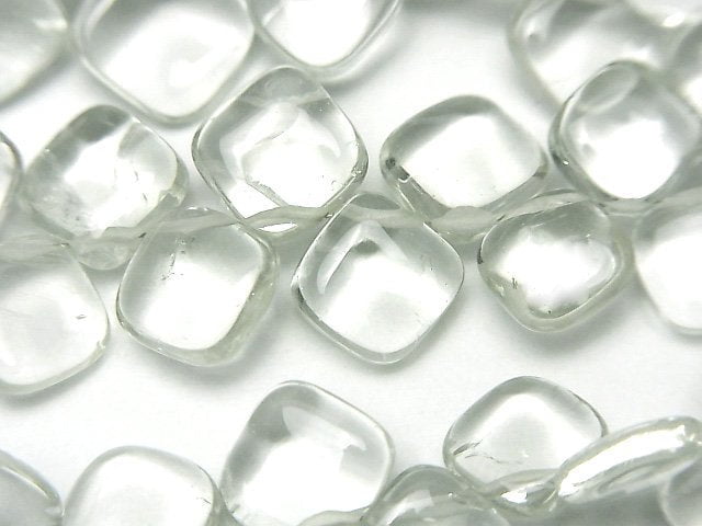High Quality Green Amethyst AAA Diamond (Smooth) half or 1strand beads (aprx.7inch/18cm)