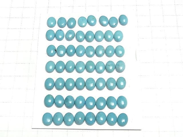 Türkis AAA Oval Cabochon 9x7mm 2 Stück