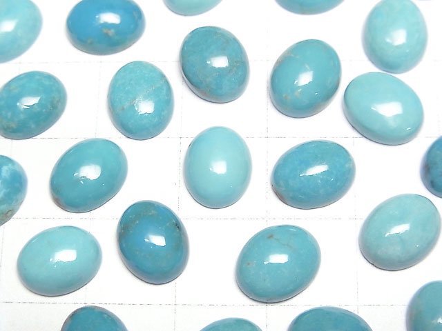 Turquoise AAA Oval Cabochon 10x8mm 1pc