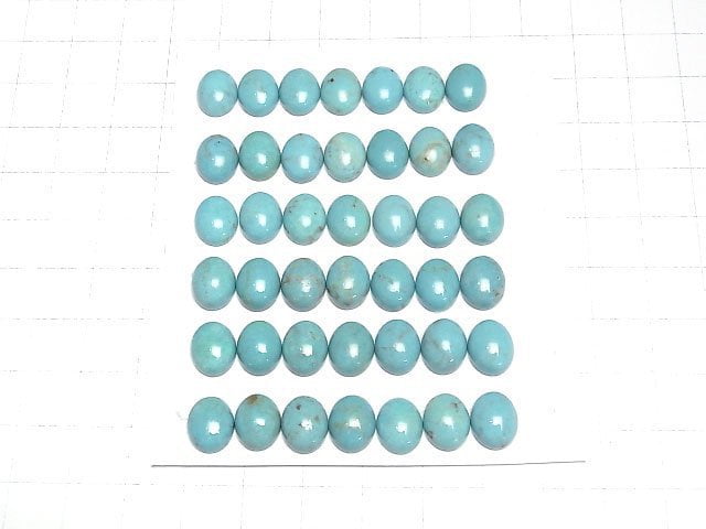 Türkis AA++ Oval Cabochon 10x8mm 1 Stück