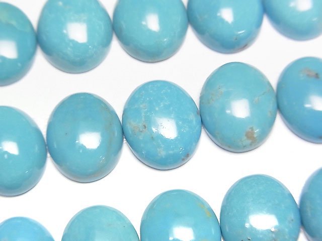 Turquoise AAA Oval Cabochon 12x10mm 1pc