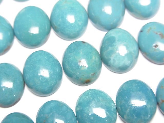Turquoise AA++ Oval Cabochon 12x10mm 1pc