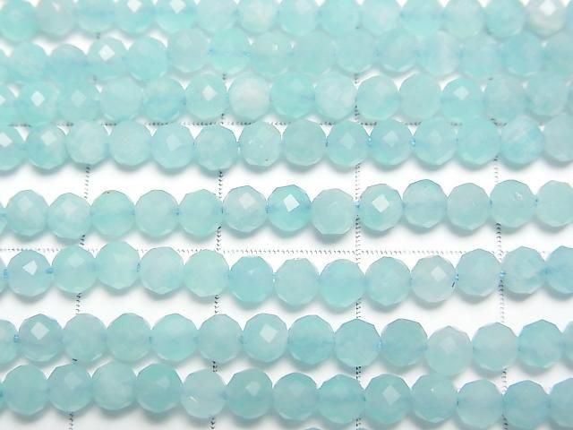 High Quality! Amazonite Silica AA+ Faceted Round 3mm 1strand beads (aprx.15inch/37cm)