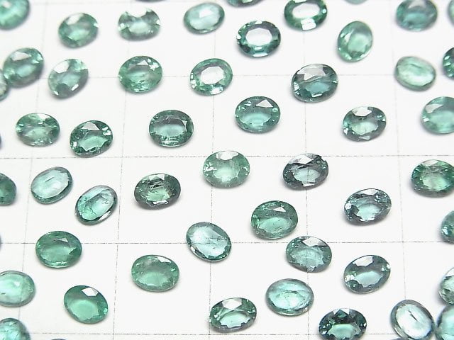Sambia Hochwertiger Smaragd AAA- Lose Stein Oval Facettiert 5x4mm 1 Stück