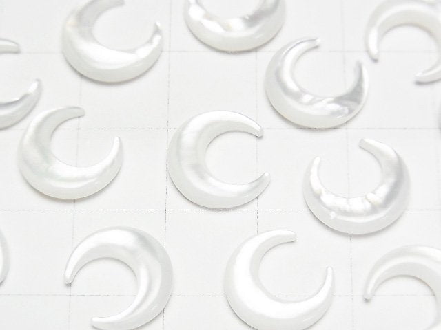 高品質白碟貝(白唇蠔)AAA月亮圖案 12x11mm 4顆