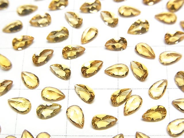 優質海藍寶石 AAA 梨形刻面裸石 5x3 毫米 5 顆