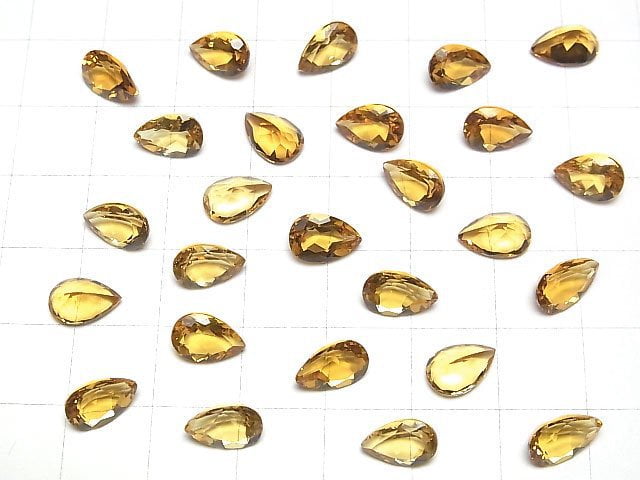Hochwertiger Heliodor AAA Lose Steine Tropfenform Facettiert 9x6mm 1 Stück