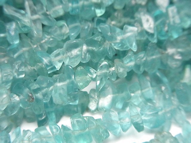 高品質藍磷灰石 AA++ 碎石 (小塊狀) 1串珠 (約33英吋/82公分)