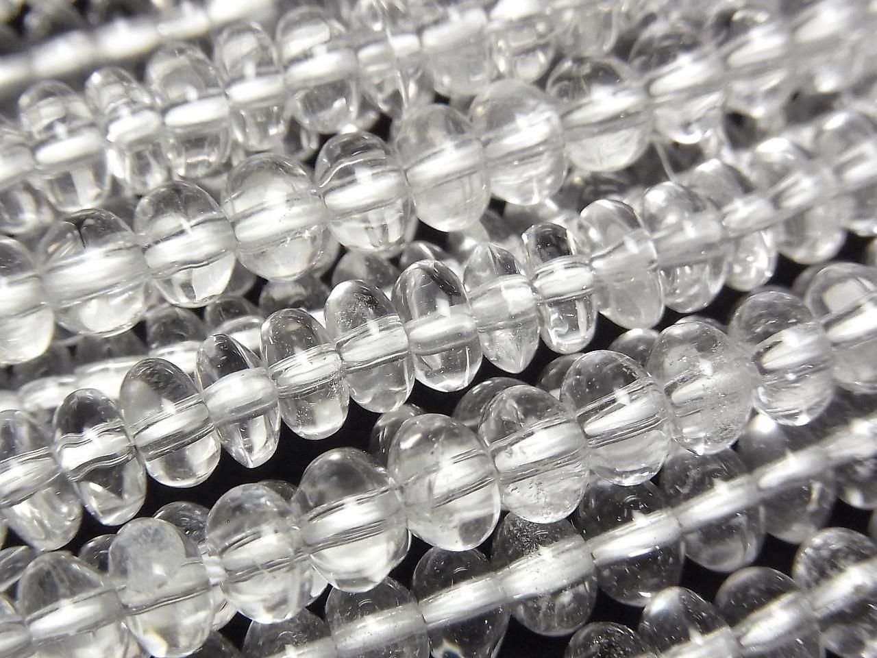 Crystal AA++ Rondelle 6x6x4mm 1-strand beads (approx. 15inch/38cm)