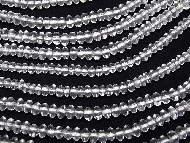 Kristall AA++ Rondelle 6x6x4mm 1Strang Perlen (ca. 15Zoll/38cm)