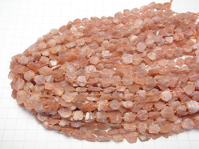 Sonnenstein AA Scheibe Nugget 1strang Perlen (ca. 15 Zoll/38 cm)