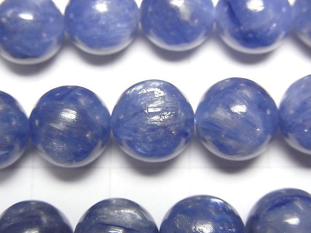 藍晶石 AAA 圓珠 10mm 1/4 或 1 串珠(約 15 英寸/36 公分)