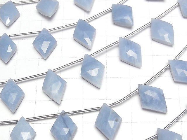 Blue Opal AA++ Diamond Shape 1strand beads (aprx.4inch/10cm)