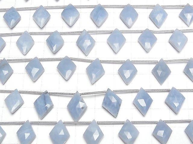 Blue Opal AA++ Diamond Shape 1strand beads (aprx.4inch/10cm)